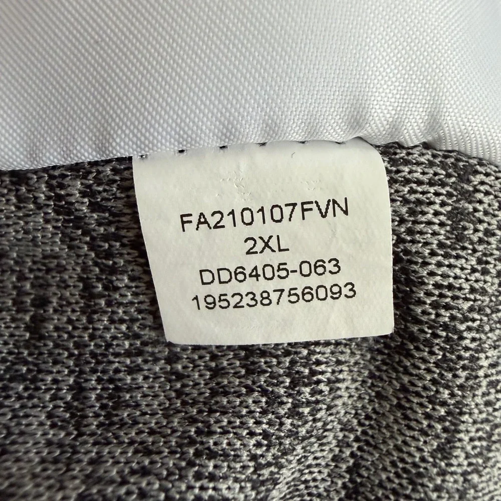Jordan Michigan Wolverines Mens XXL Grey Quarter Zip Pullover DD6405-063